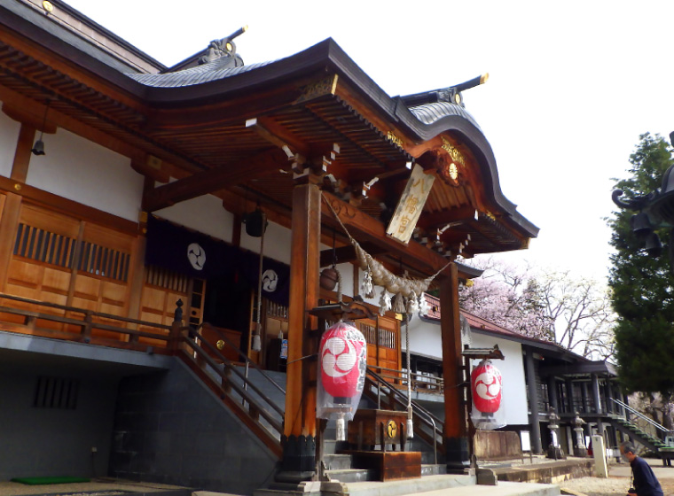 烏帽子山八幡宮社殿整備