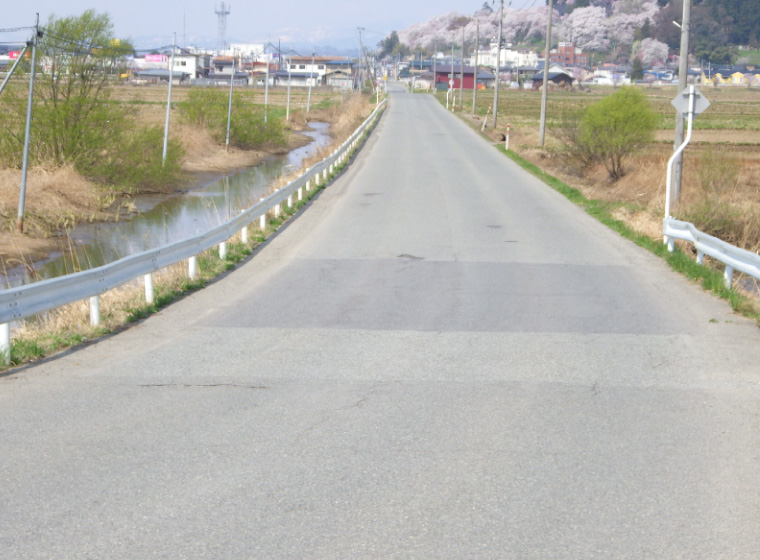 軟弱地盤での道路と弁天橋の整備