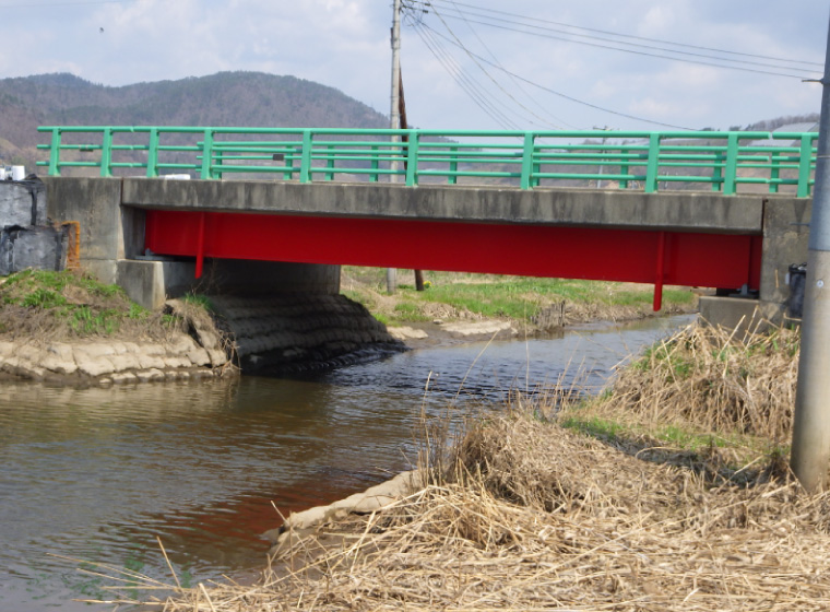 軟弱地盤での道路と弁天橋の整備