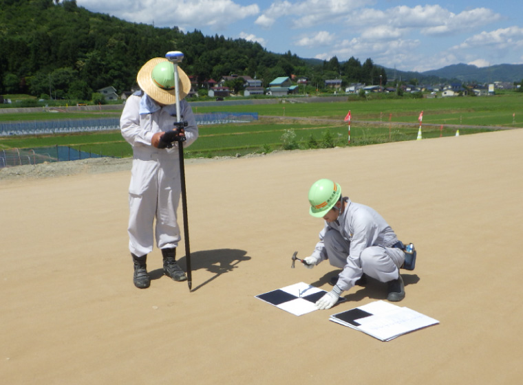 開田地区改良舗装工事